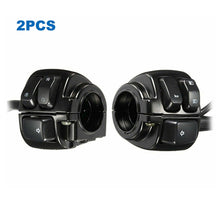 Load image into Gallery viewer, A Pair Motorcycle Handlebar Switches Control and Wiring Harness with Fits Harley
