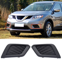 Load image into Gallery viewer, For Nissan Rogue 2014-2016 1Pair Front Bumper Insert Grille Fog Light Hole Cover

