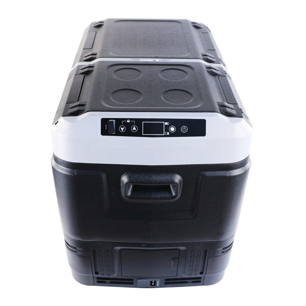 Vehicle Refrigerator 50 Liter/53 Quart Dual Zone Portable Freezer for Car Truck