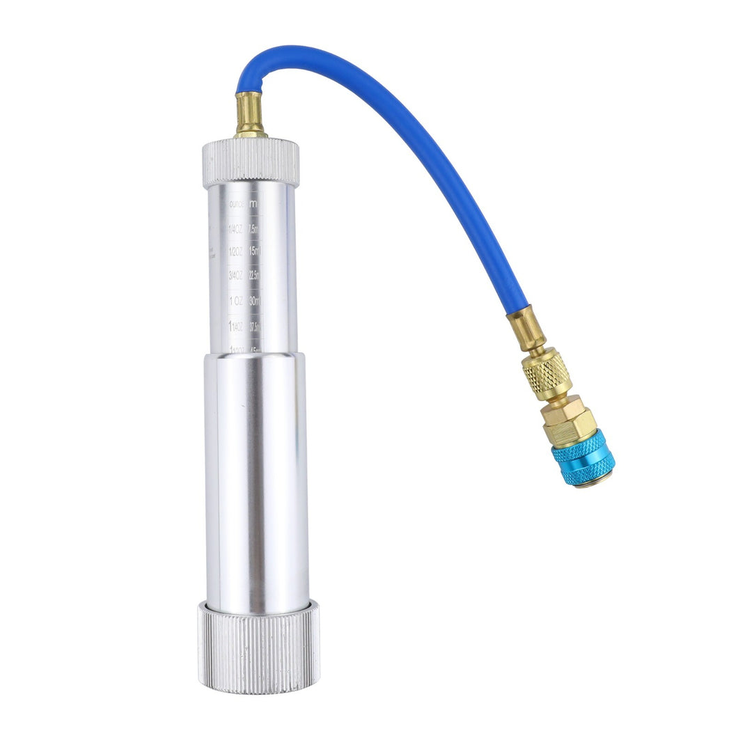 A/C Oil and Dye Injector with R134a Quick Coupler 1/4