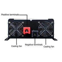 Load image into Gallery viewer, Pure Sine Wave 12V 2500W 5000Watt DC to 110V 120V Solar Converter Power Inverter
