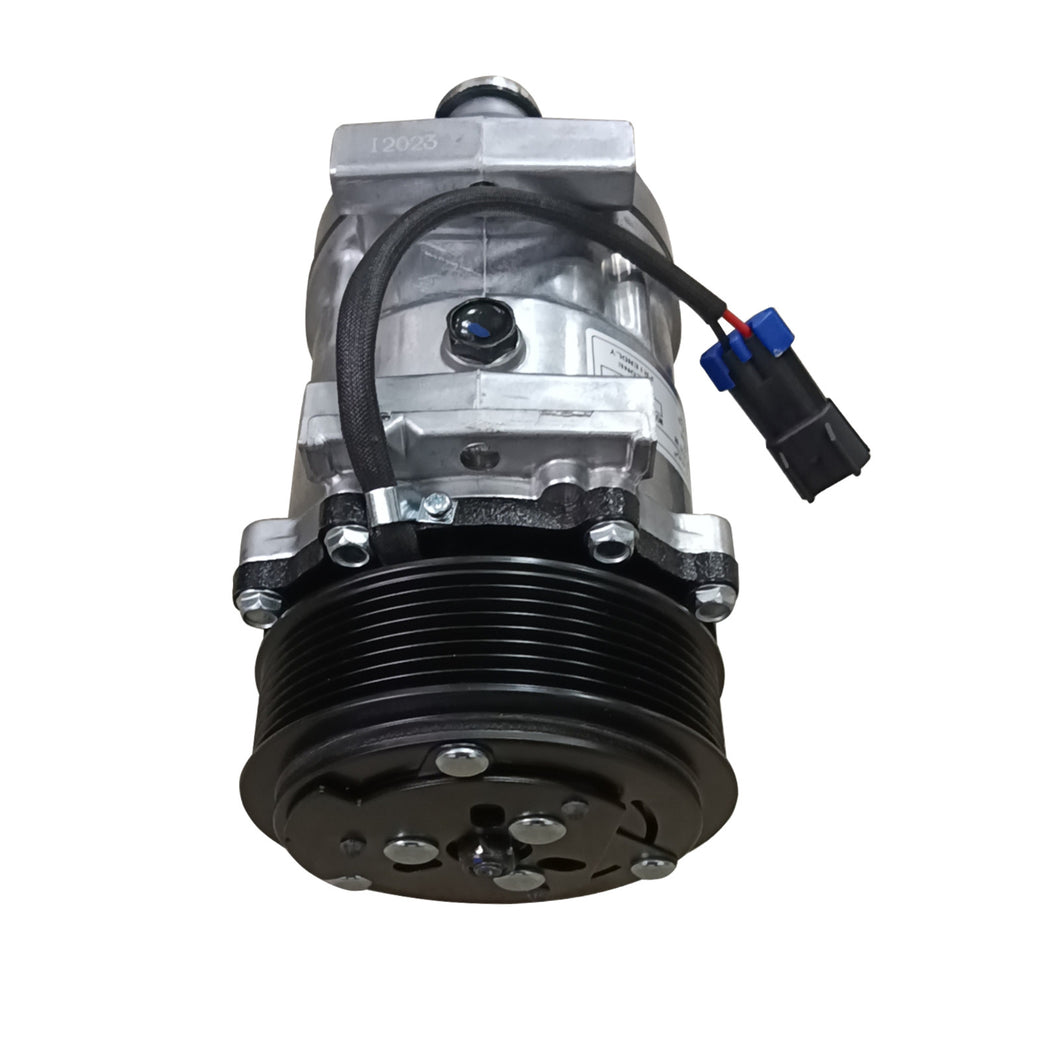 AC Compressor SD7H15 8 Groove R134a 12V for Freightliner 3