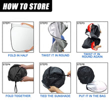 Load image into Gallery viewer, Fit For Toyota Highlander 08-13 Pickup Windshield Sun Shade Visor UV Block Cover
