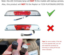 Load image into Gallery viewer, Full LED Red Smoke OE Style 3rd Third Brake Cargo Light Fit Ford F-150 2015-2020
