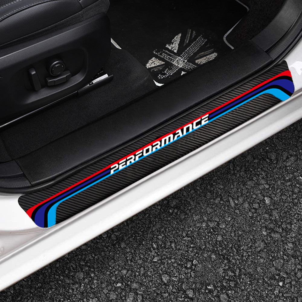 For BMW X1/X3/X5/X6 M5 Series Car Door Sill Plate Protector Guard Step Sticker
