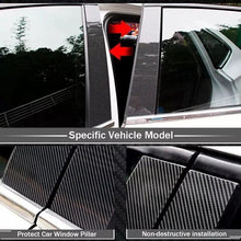 Load image into Gallery viewer, Carbon Fiber Door Window Pillar Post Trim For 2018-2024 Toyota Camry Accessories
