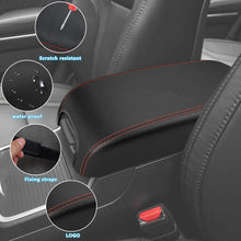 Load image into Gallery viewer, For 2011-2023 Dodge Charger Car Center Console Armrest Cover Anti-Scratch Black
