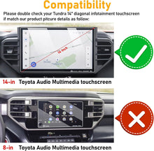 Load image into Gallery viewer, 14-inch Car Screen Protector Tempered Glass For 2022-2024 Toyota Tundra
