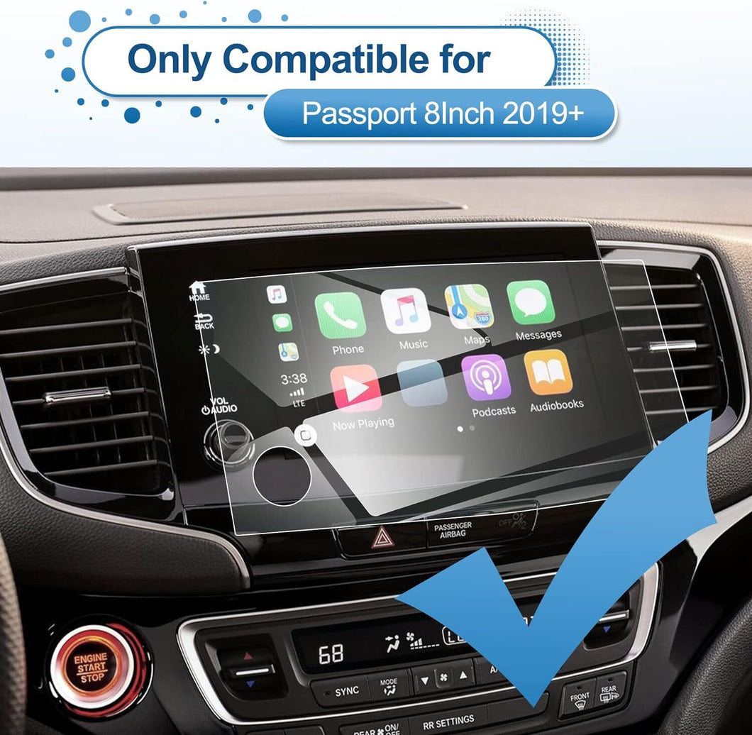 8inch Car Touch Screen Protector Tempered Glass For 2019-2024 Honda Passport