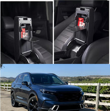 Load image into Gallery viewer, For 2023-24 Honda CR-V CRV Car Black Center Console Organizer Hidden Storage Box

