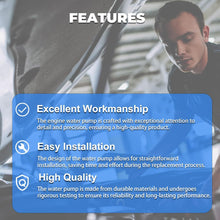 Load image into Gallery viewer, For 2018+ Jaguar XE XF F-Pace F-Type Water Pump 2.0L Turbo AJ200 Gas JDE40573
