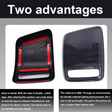 Load image into Gallery viewer, 2x For Dodge Ram 1500 2019-24 Carbon Fiber Rear Tail Light Cover Trim Panel ABS
