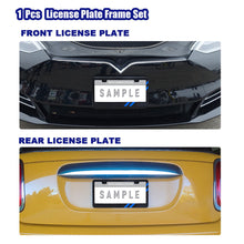 Load image into Gallery viewer, Car License Plate Frame Cover Blue + Door Sill Protectors For Dodge Accessory Y6
