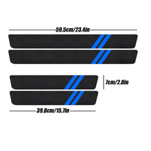 Load image into Gallery viewer, Car License Plate Frame Cover Blue + Door Sill Protectors For Dodge Accessory Y6

