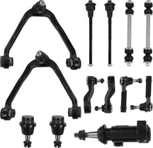 Load image into Gallery viewer, 13pc Front Upper Control Arm Ball Joints Tie Rods for Chevrolet Tahoe GMC Yukon
