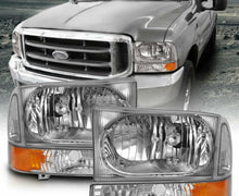 Load image into Gallery viewer, Chrome Headlight For 1999-2004 Ford SuperDuty F250/350/450/550/ 00-04 Excursion
