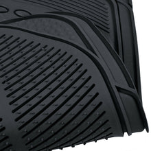 Load image into Gallery viewer, Car Floor Mats for Auto All Weather Rubber Liners Heavy Duty Black 3pcs Pack
