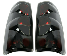 Load image into Gallery viewer, Tail Lights Pair Lamps Chrome Smoke For 1999-2006 Chevy Silverado 1500 2500 3500
