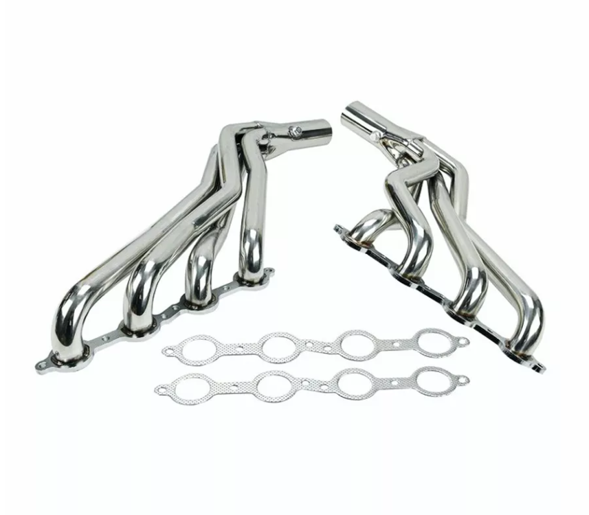 Chevy GMC 07-14 4.8L 5.3L 6.0L Long Tube Stainless Steel Headers W/ Gaskets