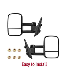 Load image into Gallery viewer, Pair Power Towing Mirrors Heated For 07-13 Chevy Silverado 1500 2500 3500 Truck
