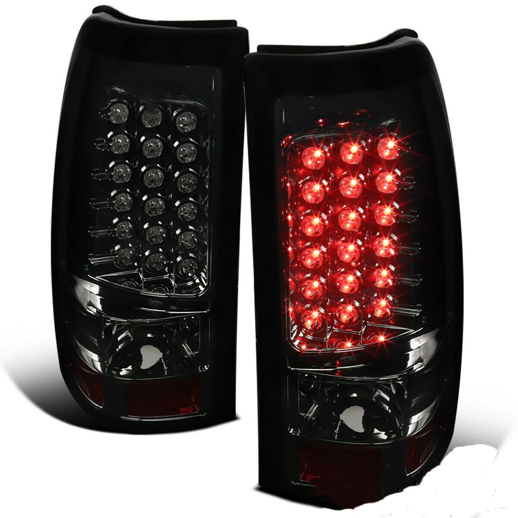 Smoke LED Tail Lights Brake Lamps For 2003-2006 Chevy Silverado Sierra 1500 2500