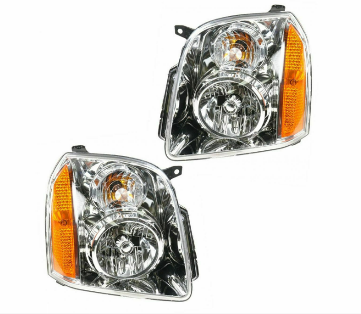 Pair Headlights Left & Right Set of 2 FOR 07-14 GMC Yukon Yukon XL