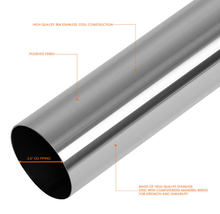 Load image into Gallery viewer, Stainless Steel Straight &amp; 45 &amp; 90 Degree &amp; U-Bend Exhaust Pipe Kit
