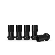 Load image into Gallery viewer, 20pcs 12x1.5 Black 45mm Extended Lug Nuts (1.8&quot;) for Tuner Racing Cone Seat Open End
