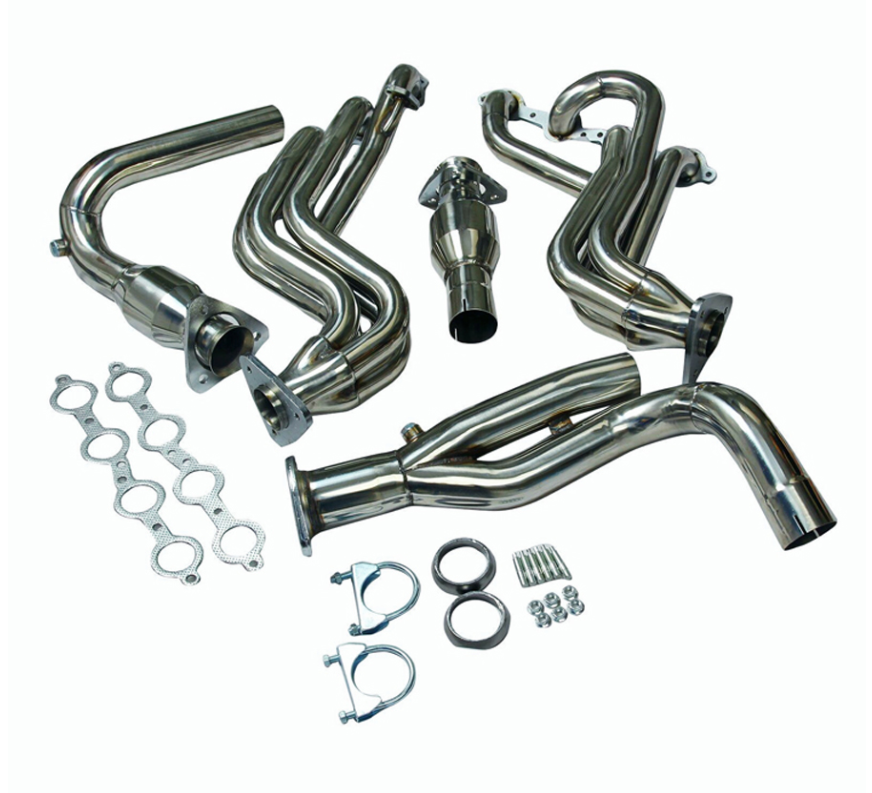 Gmc/Chevy GMT800 V8 Engine Truck/Suv Stainless Manifold Exhaust Header+y-Pipe+Gasket