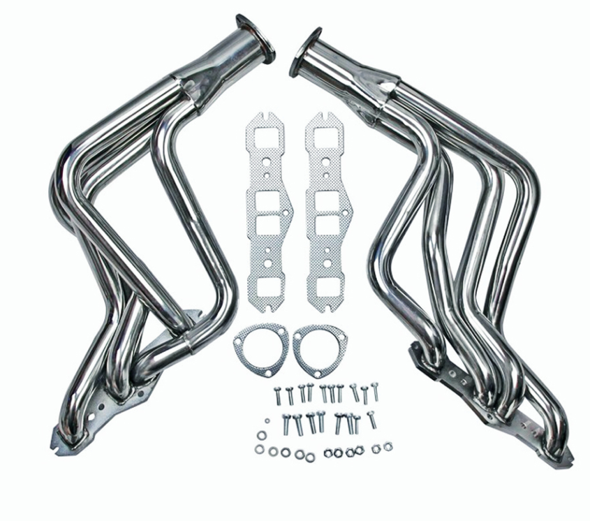 Performance Stainless Long Tube Exhaust Header Olds Cutlass Delta 65-74 350 400 455 V8