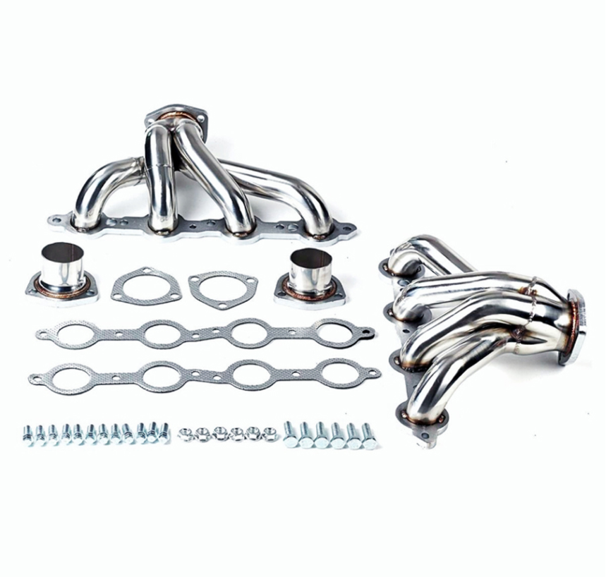 Headers, Super Competition, Block Hugger, Steel, Painted, Chevy, Small Block, LS1, Pair