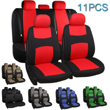 Load image into Gallery viewer, 11PCS Universal Car Seat Covers Breathable Automotive Seat for Auto Truck SUV
