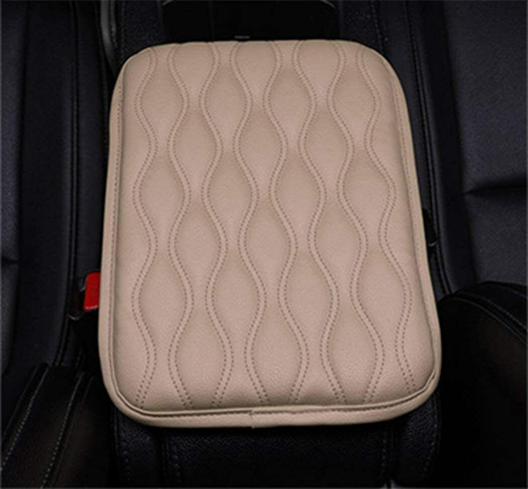 Auto Armrest Pad Cover PU Center Console Box Leather Cushion Mat Car Accessories