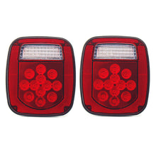 Load image into Gallery viewer, 2X LED Tail Lights Rear Brake Lamps Turn Stop Reverse for Jeep Wrangler TJ CJ JK
