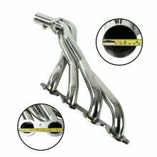 Load image into Gallery viewer, Long Tube Stainless Steel Headers w/ Y Pipe Fits Chevy GMC 14-17 5.3L 6.2L
