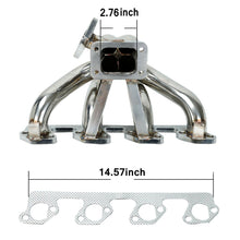 Load image into Gallery viewer, Fits 2.3L Ford Mustang SVO Thunderbird XR4Ti Center Mount Turbo Manifold T3
