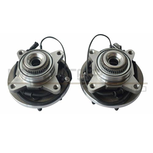 For 09 2010 Ford F-150 4.2L 4.6L 5.4L Front Wheel Bearing and Hub Pair 4WD 6 Lug