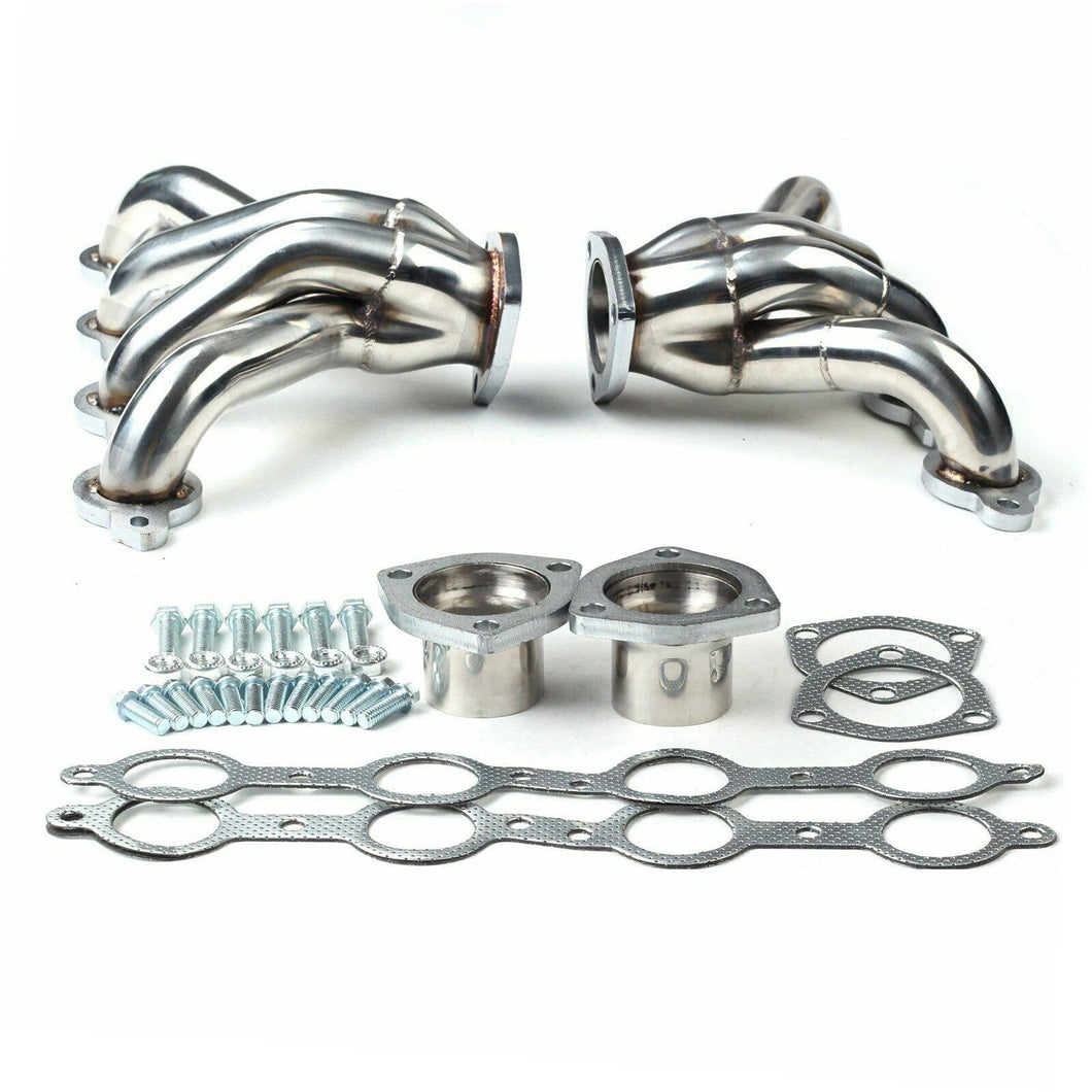 New Block Hugger Header Exhaust For Chevy LS1 LSX SWAP 350 Eng Shorty