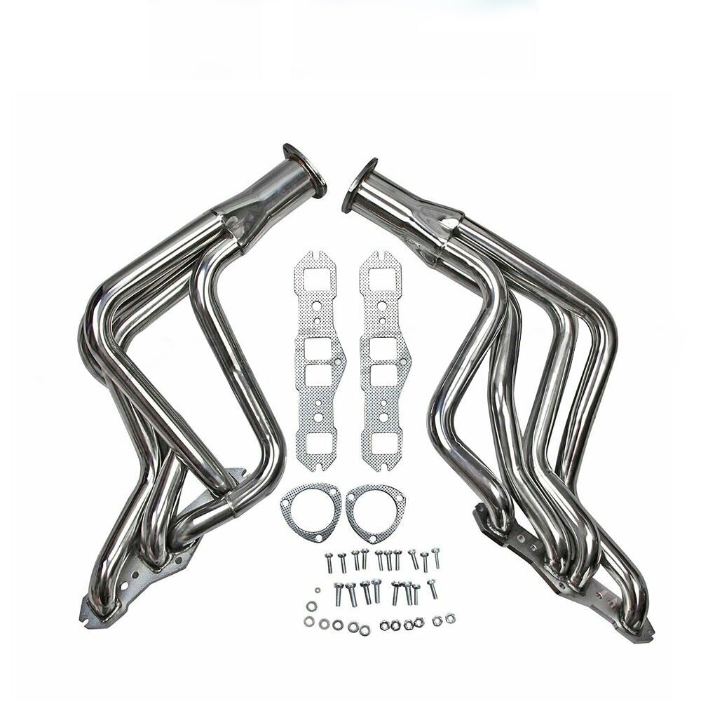 Long Tube SS Performance Headers New For Olds Cutlass Delta 65-74 350 400 455 V8