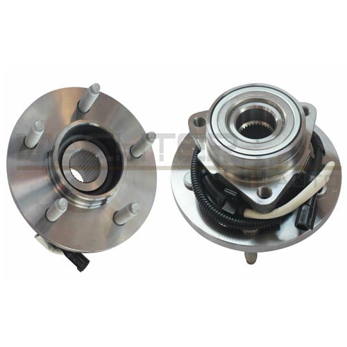 Front Wheel Hub Bearing Assembly Pair 2 for Ford F-150 2004 F-150 Heritage 5.4L