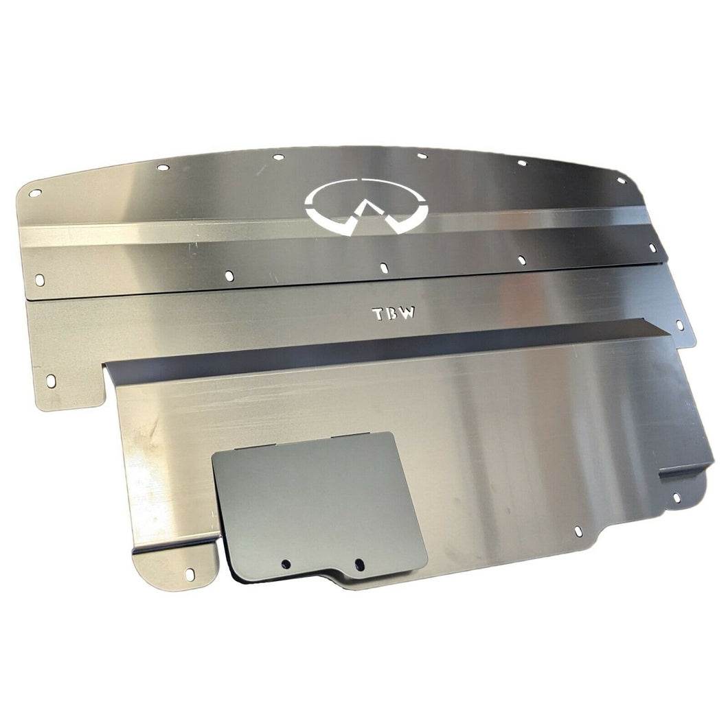 Aluminum Engine Splash Shield Under Tray Cover for Infiniti G37 Q60