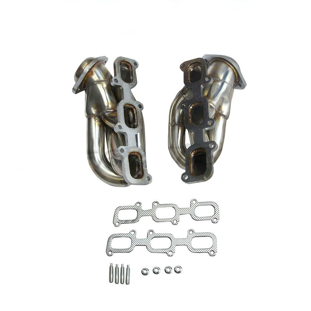 Fit 11-2015 Ford Mustang 3.7L New Stainless Steel Header Exhaust Manifold Fully