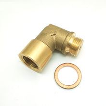 Load image into Gallery viewer, O2 Oxygen Sensor Extender Adapter Angled Bung Extension Spacer Brass
