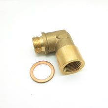 Load image into Gallery viewer, O2 Oxygen Sensor Extender Adapter Angled Bung Extension Spacer Brass
