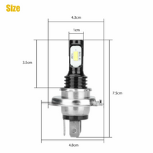 Load image into Gallery viewer, 2PCS H4 9003 HB2 Super Bright CSP LED Headlight Kit High Low Beam Bulb 6000K US
